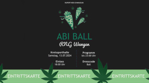 Karten für den Abiball