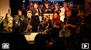 Unsere Bigband gemeinsam mit den All-Stars