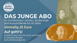 Kultur-Flatrate für 25 Euro: Das neue „Junge Abo“
