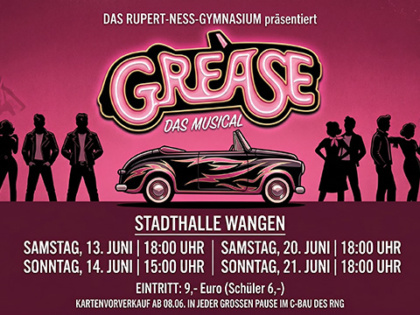 Das RNG präsentiert: GREASE – das Musical