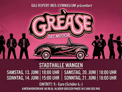 Das RNG präsentiert: GREASE – das Musical