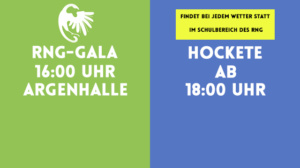 Erst zur RNG-Gala – dann zur Hockete