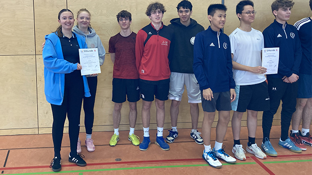 Platz 5 beim RB-Finale im Badminton (Mixed)