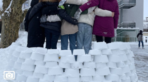 Schnee-Art – vergängliche Kunstwerke im Schnee