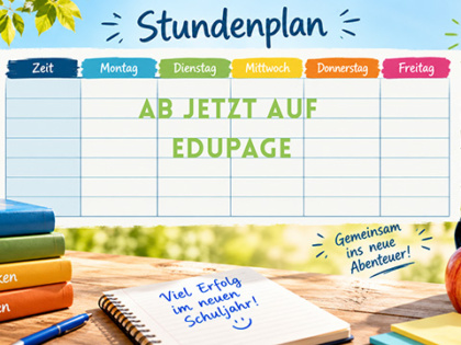Schulstart am Montag – Stundenpläne auf EduPage
