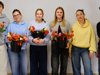 Valentinsrosenaktion des SAK – DANKE