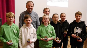 RNG-Team bei Sportlerehrung der Stadt Wangen