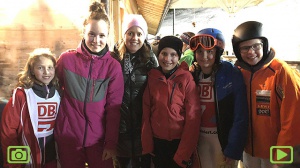 Skiteam Mädchen beim Bundesfinale
