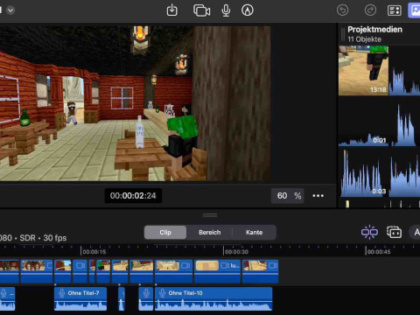 Media Peers filmen in der Blockwelt
