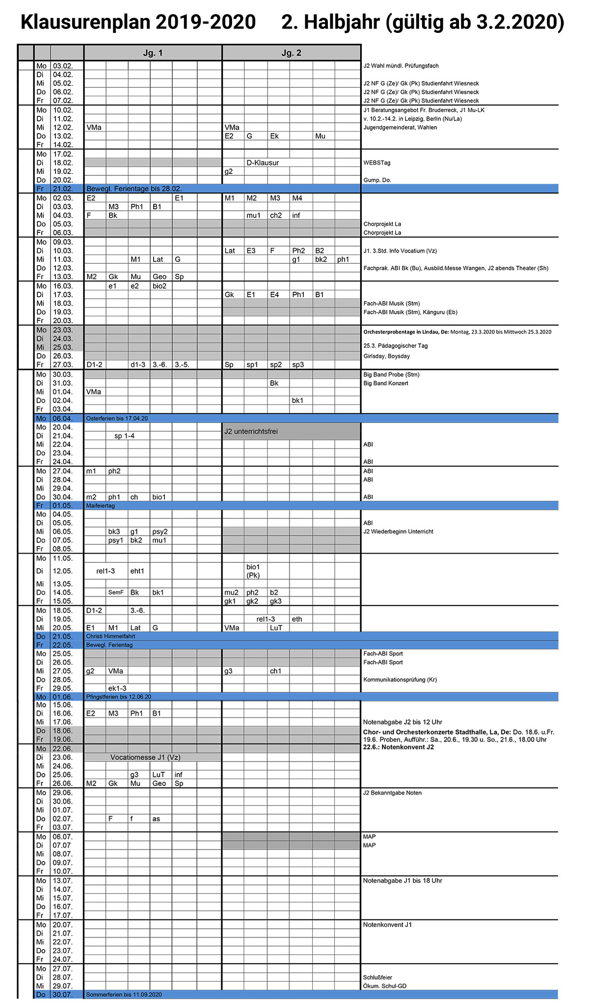Kursstufe RupertNeßGymnasium